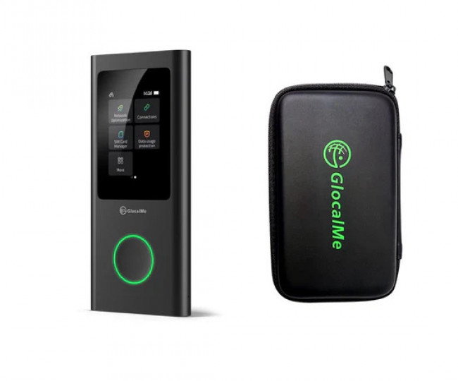 Мобільний WiFi роутер (5G/4G LTE) GlocalMe Numen Air 5G Black NomadsFi